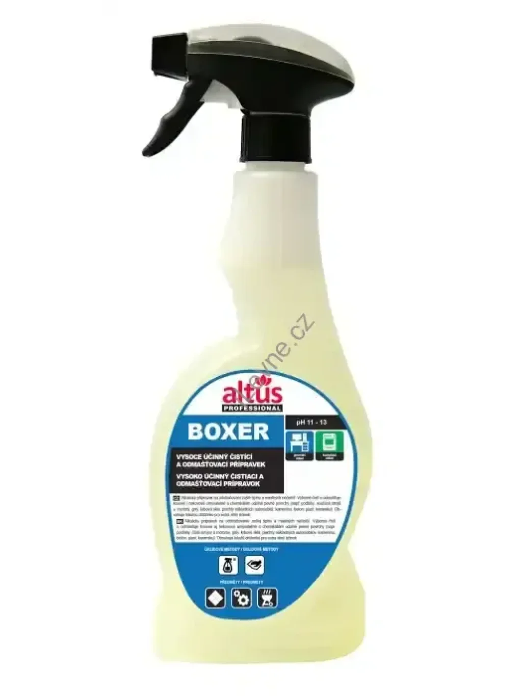 ALTUS Professional BOXER čisticí a odmašťovací přípravek 750 ml rozprašovač