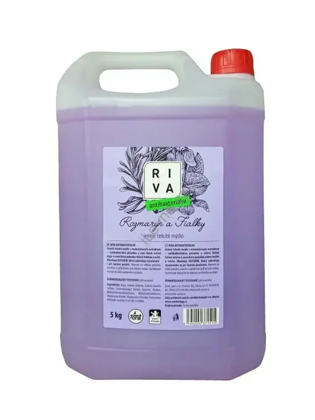 Antibakteriální tekuté mýdlo RIVA s glycerinem, 5kg