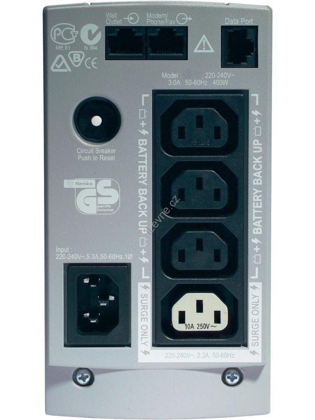 APC Back-UPS CS 500VA (300W)/ 230V/ USB/ RS232/ 4x IEC zásuvka