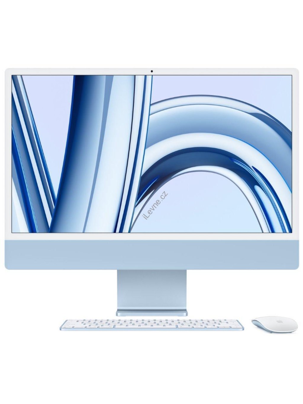 Apple iMac 24''with Retina 4.5K display:M3 chip with 8-core CPU and 8-core GPU, 256GB SSD - Blue
