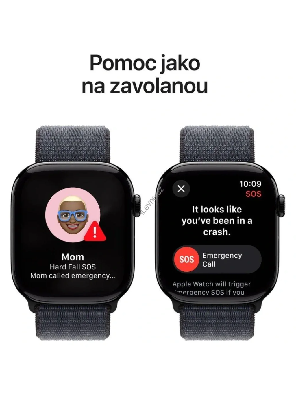 Apple Watch Series 10 GPS + Cellular 46mm Klavírně černý hliník s inkoustovým provlékacím řemínkem
