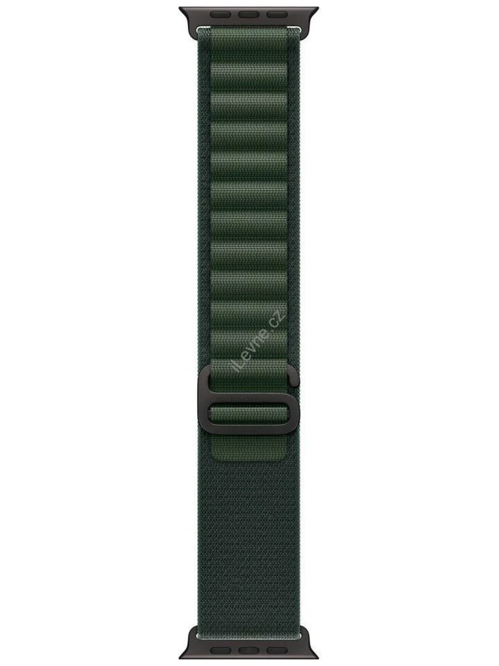 Apple Watch Ultra 2 49mm Černý titan s tmavě zeleným alpským tahem - L