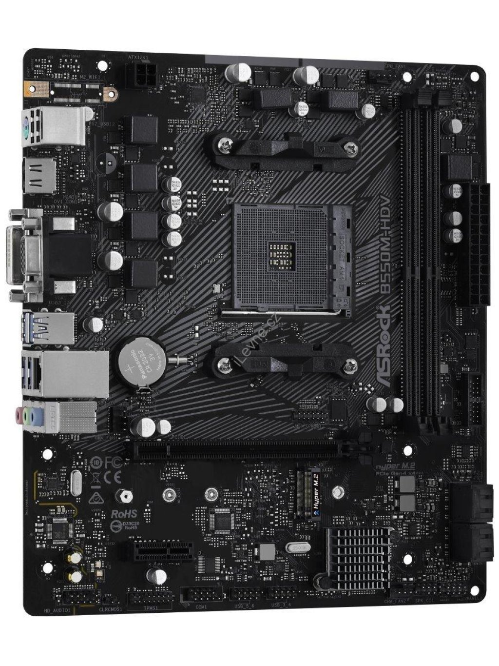 ASRock B550M-HDV / AM4 / 2x DDR4 DIMM / VGA / DVI-D / HDMI / M.2 / mATX