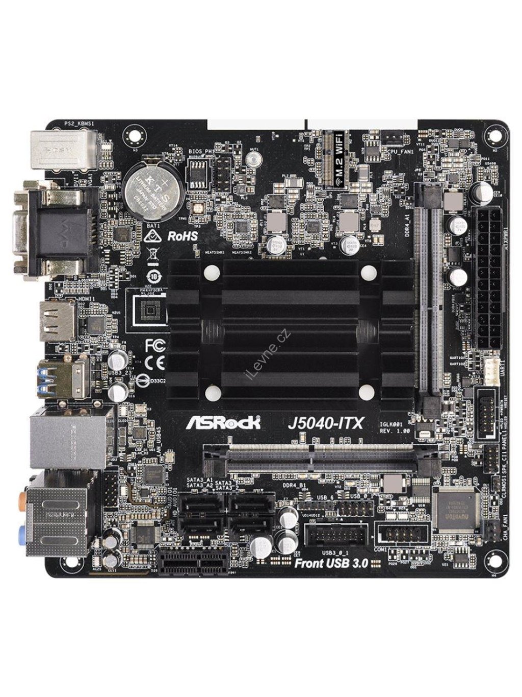 ASRock J5040-ITX / Gemini Lake R / Pentium J5040 / 2x DDR4 SO-DIMM / D-Sub / DVI-D / HDMI / Mini-ITX