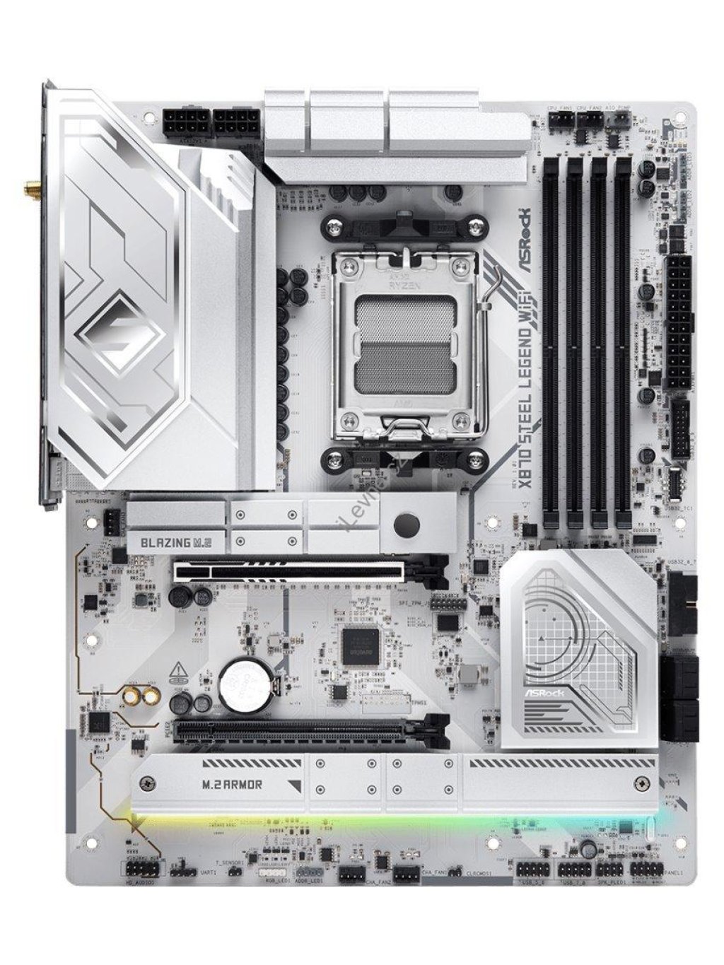 ASRock X870 Steel Legend WiFi/ AMD X870/ AM5/ 4x DDR5 DIMM/ 3x M.2/ HDMI/ USB-C/ Wifi
