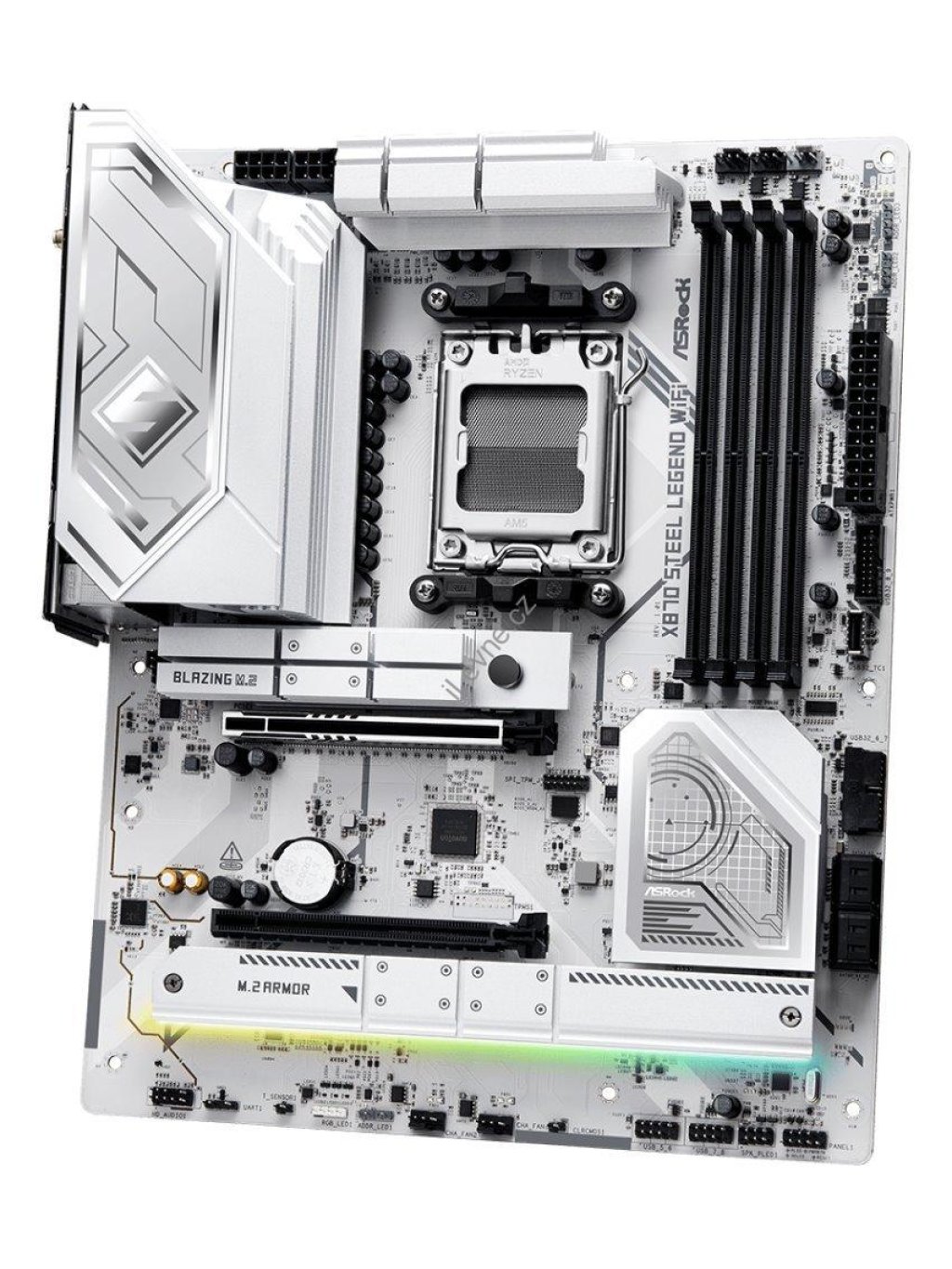 ASRock X870 Steel Legend WiFi/ AMD X870/ AM5/ 4x DDR5 DIMM/ 3x M.2/ HDMI/ USB-C/ Wifi