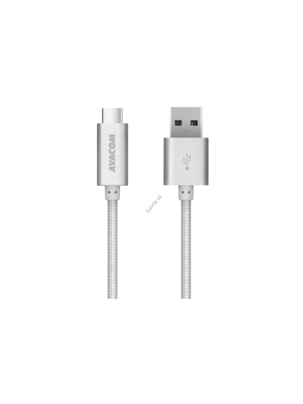 TPC-100S kabel USB - USB Type-C, 100cm, stříbrná