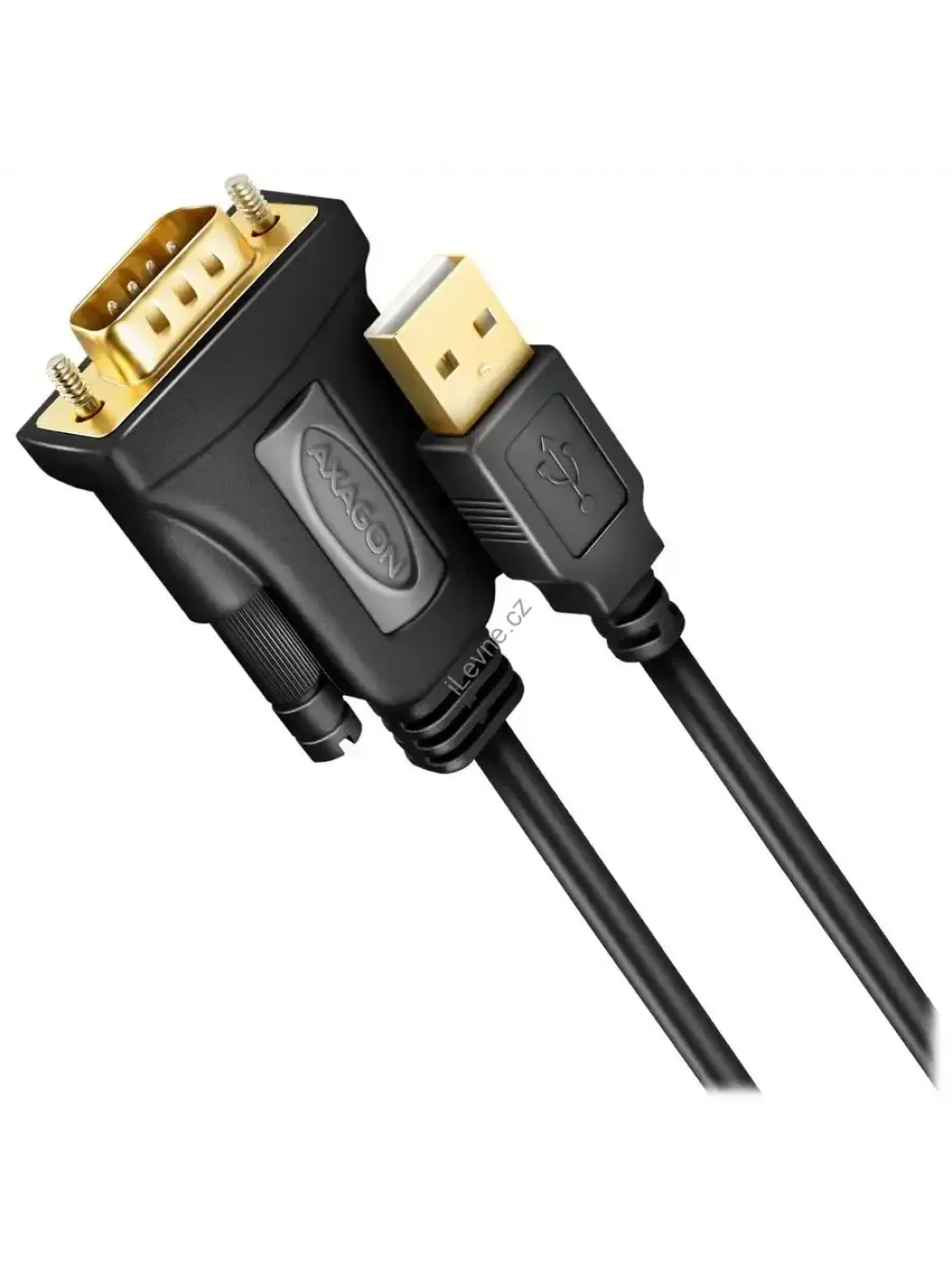 AXAGON aktivní převodník z USB-A (2.0) na RS-232 / ADS-1PQN / Čip FTDI / 1,5m