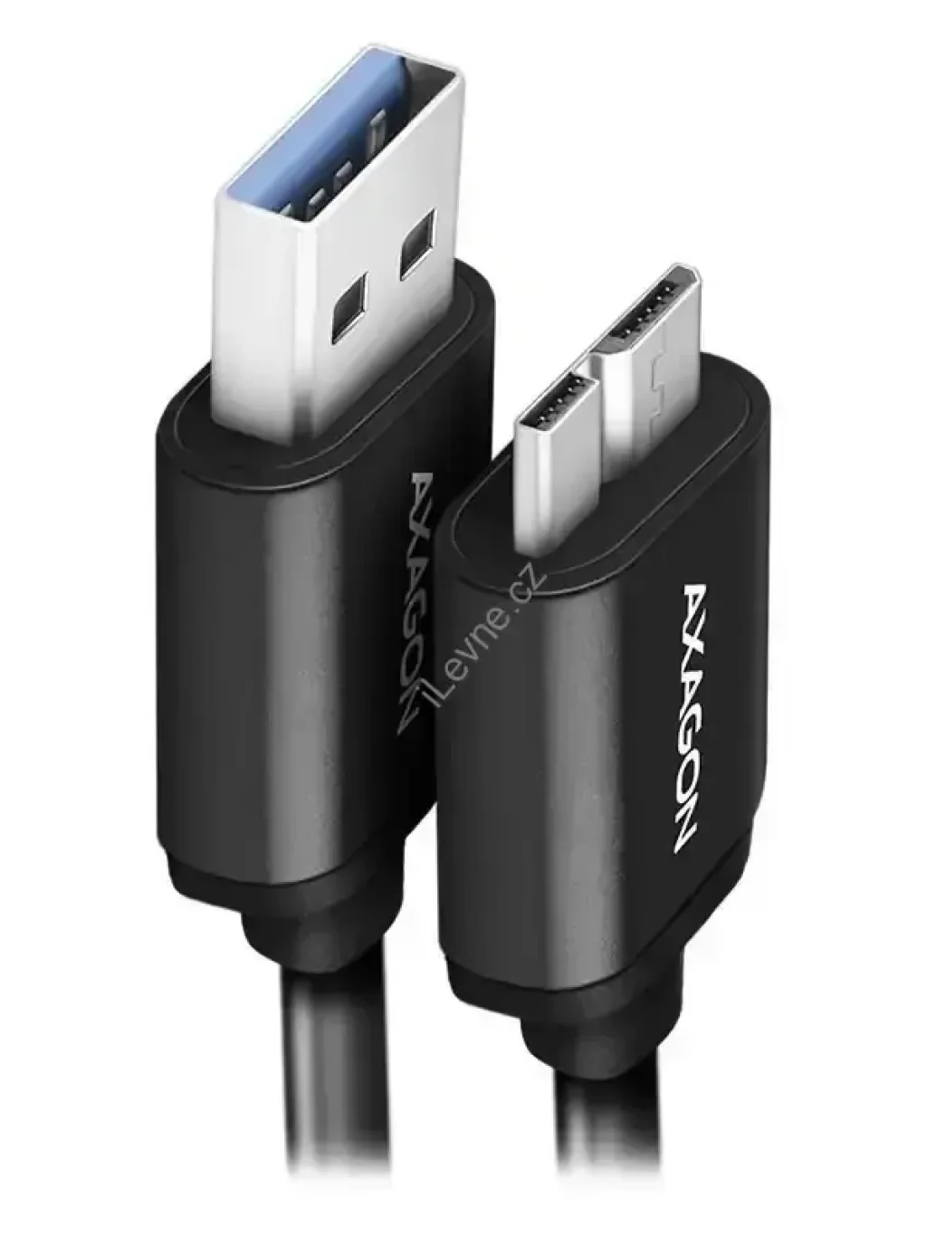 AXAGON datový a nabíjecí kabel SPEED USB-A na Micro-B USB / USB 3.2 Gen1 / 3A / ALU / TPE