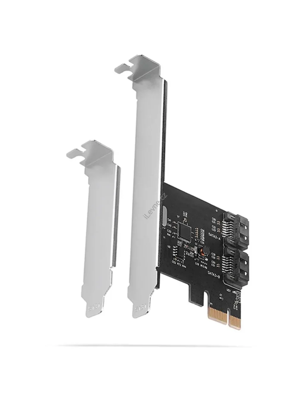 AXAGON PCES-SA2N, PCIe řadič - 2x interní SATA 6G port, ASM1061, SP & LP