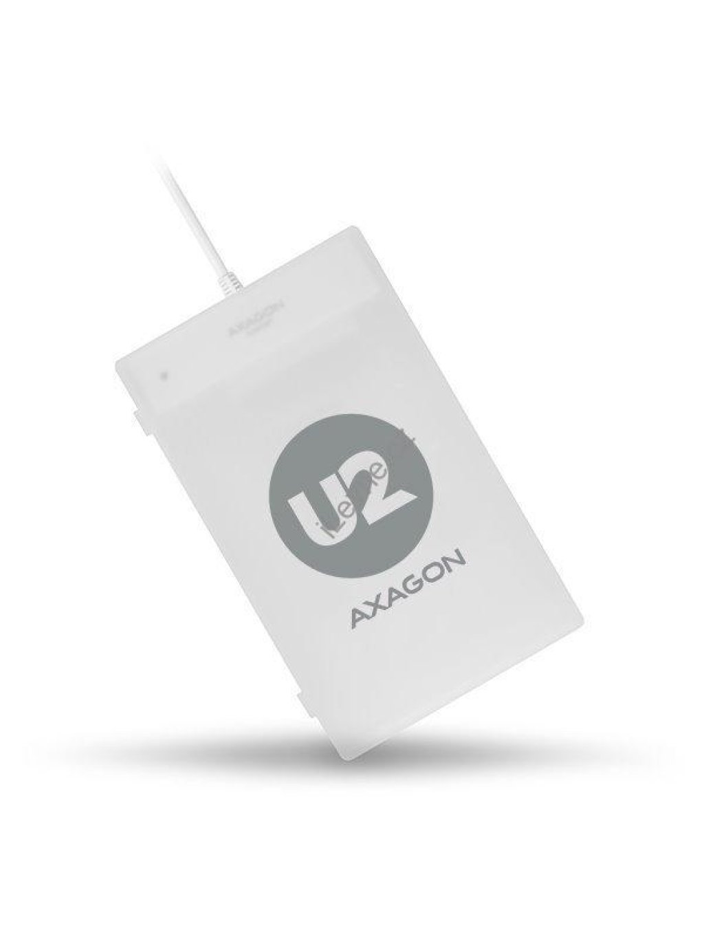 AXAGON pouzdro na 2,5" disk / ADSA-1S / USB 2.0 / SATA / USB-A / bílé