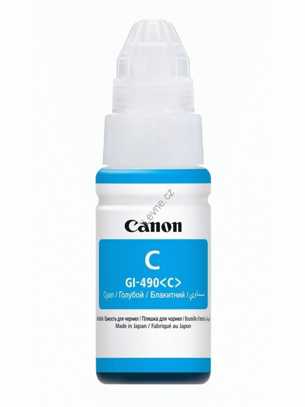 Canon inkoustová náplň GI-490C/ Modrá