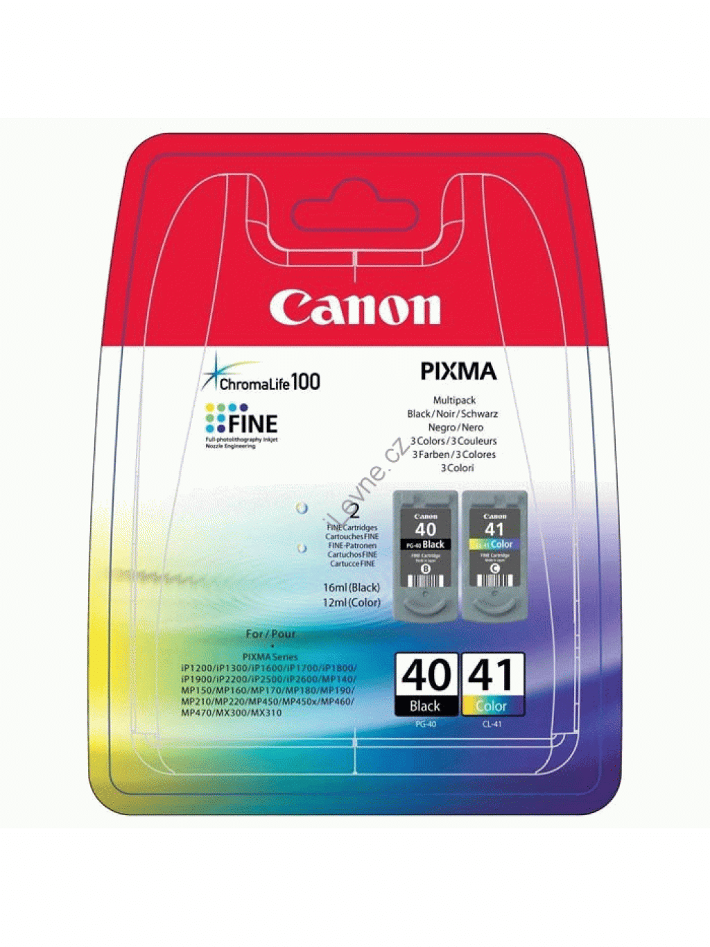 Canon multipack inkoustových náplní PG-40 + CL-41