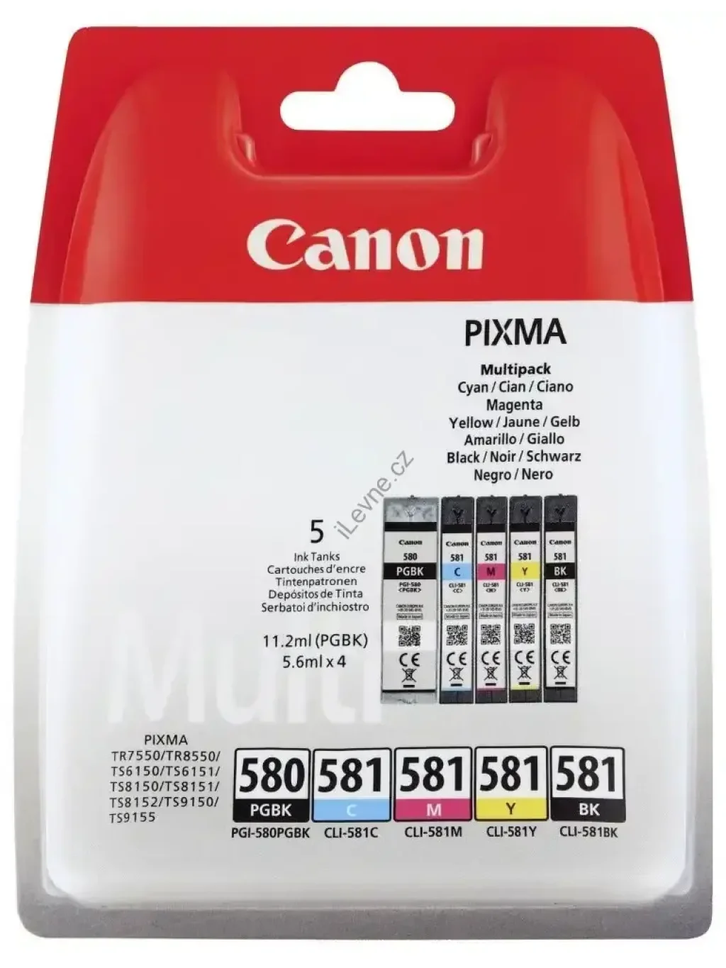 Canon PGI-580PGBK/CLI-581BK/C/M/Y MultiPack