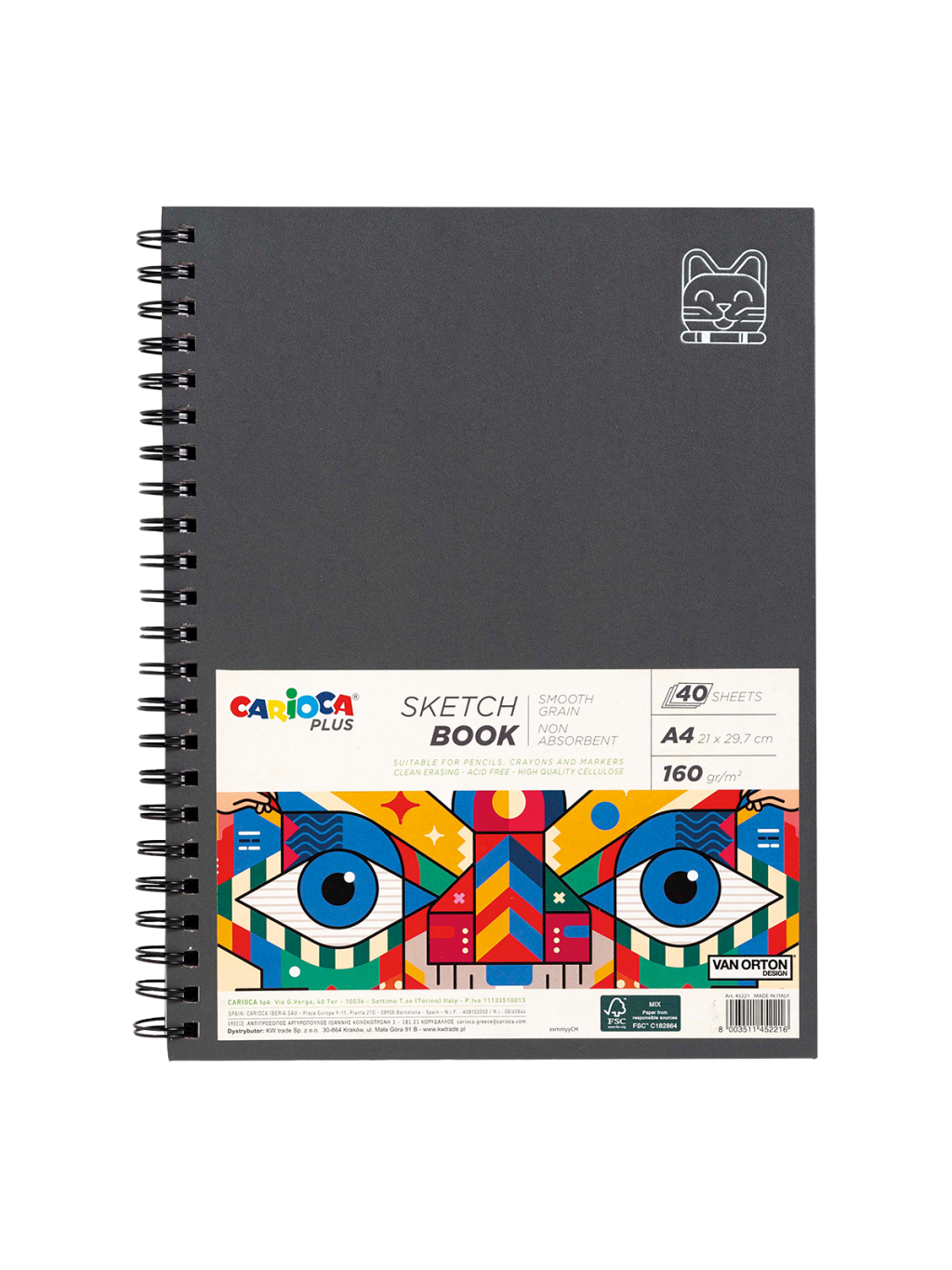 skicovací blok, A4, 40 listů/ 160 g