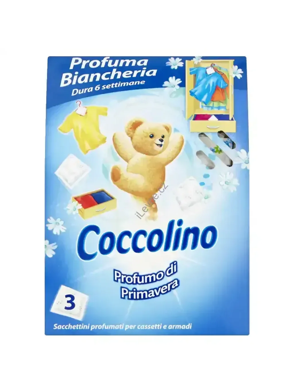 Coccolino Fresh Sky vonné sáčky modré 3 ks
