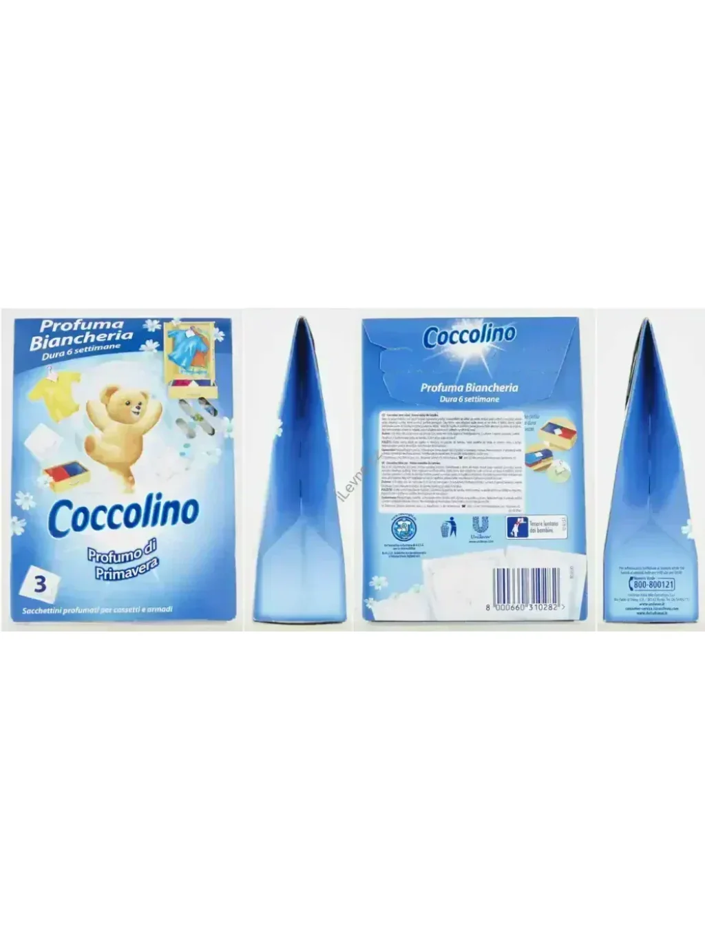 Coccolino Fresh Sky vonné sáčky modré 3 ks