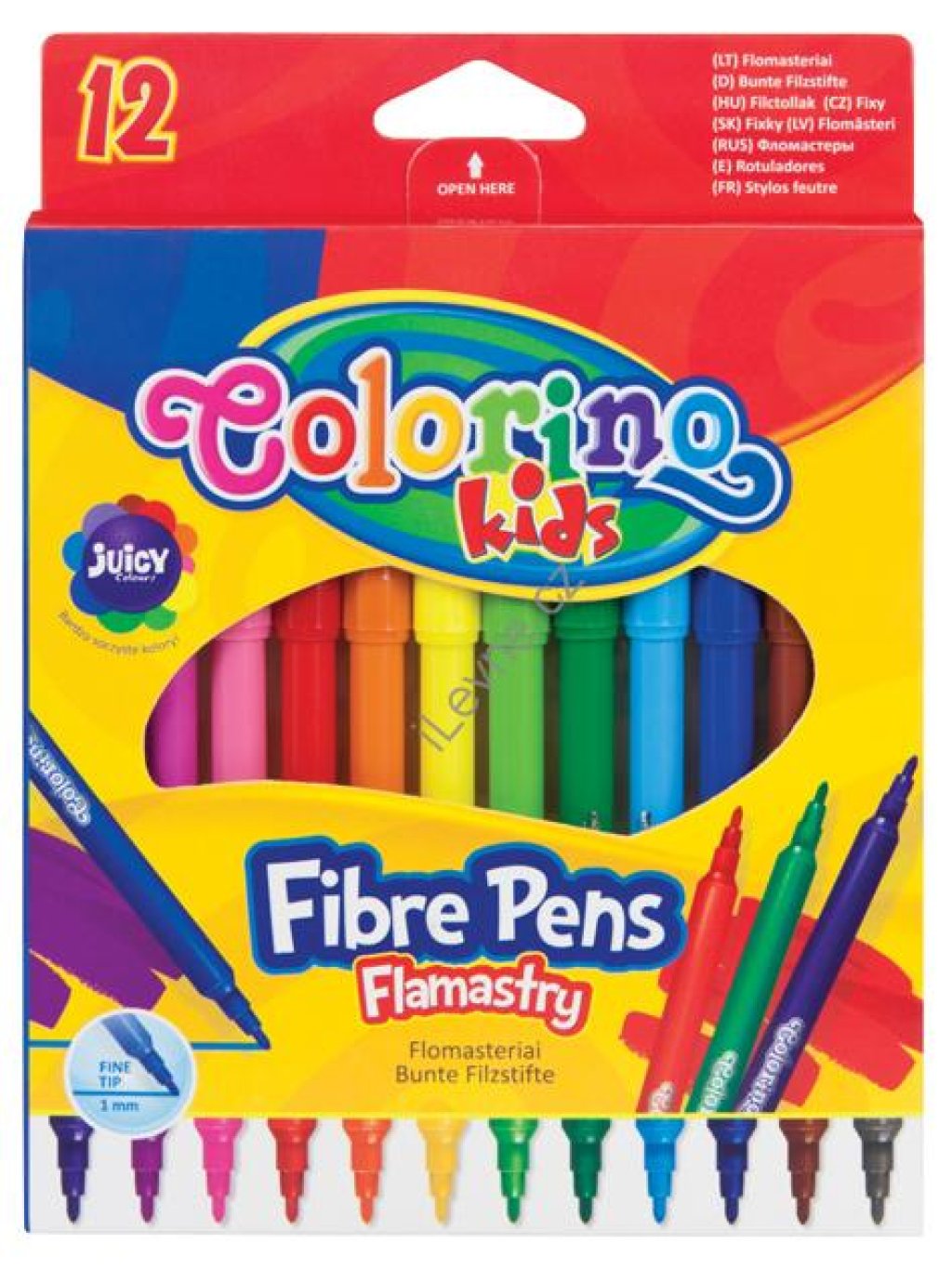 Colorino fixy, 12 barev