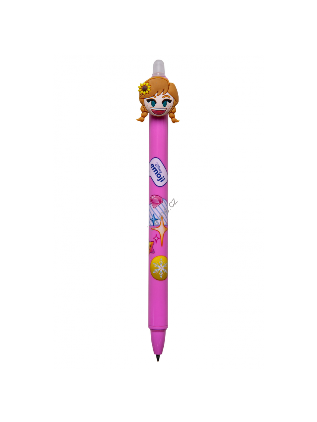 Colorino gumovatelné pero EMOJI, modrá náplň