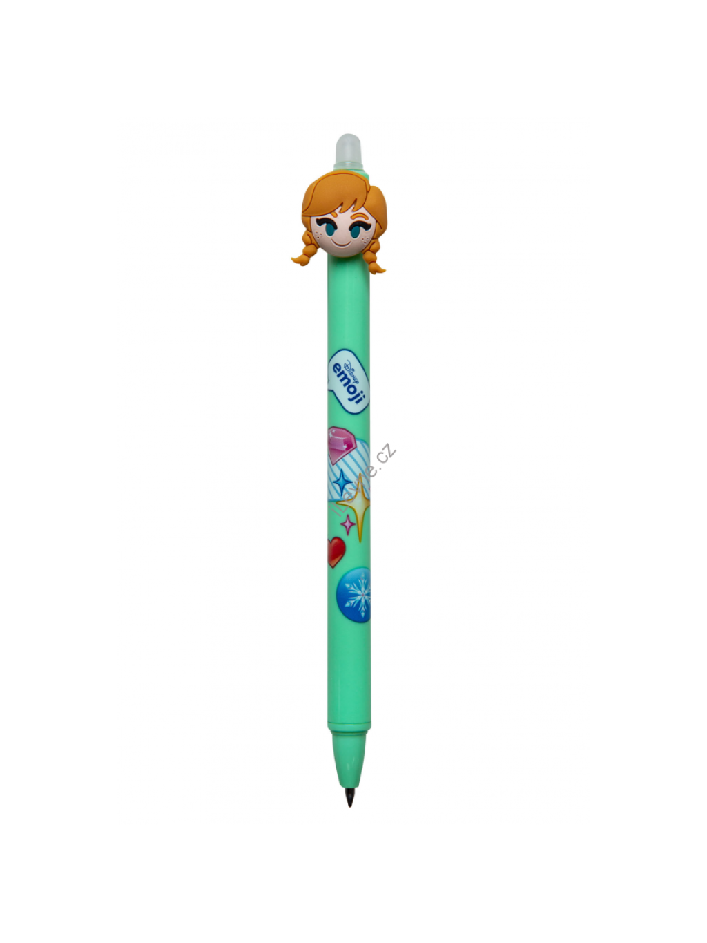 Colorino gumovatelné pero EMOJI, modrá náplň