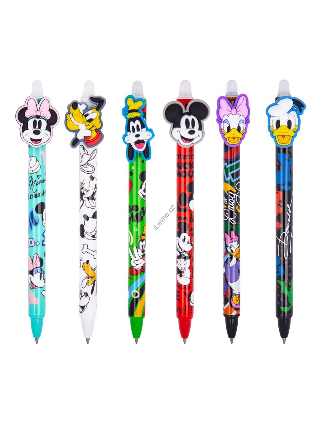 Colorino gumovatelné pero - Mickey Mouse, 36 ks, modrá náplň, displej