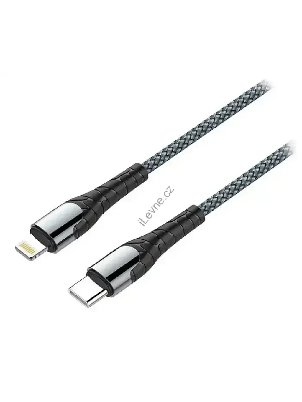 Colorway Datový Kabel USB-C/ Apple Lightning/ 3A/ Fast Charging / 1m/ Šedivý