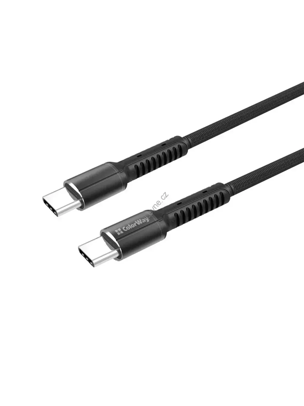 Colorway Nabíjecí kabel Type-C - Type-C, 1m, šedivý