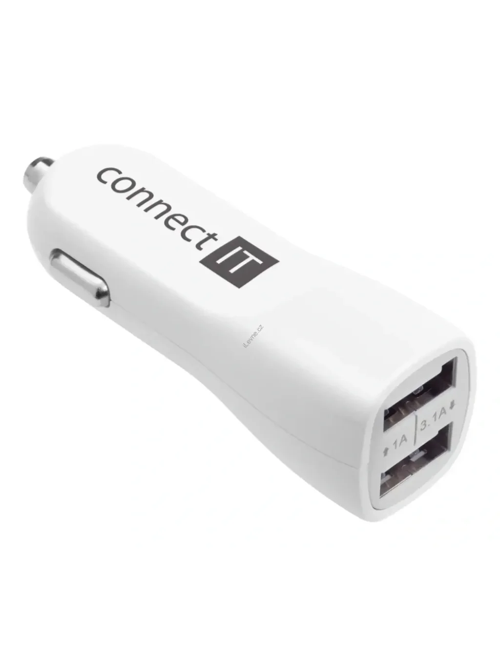 CONNECT IT InCarz PREMIUM nabíječka do auta 2xUSB 3.1A+1A, Bílá