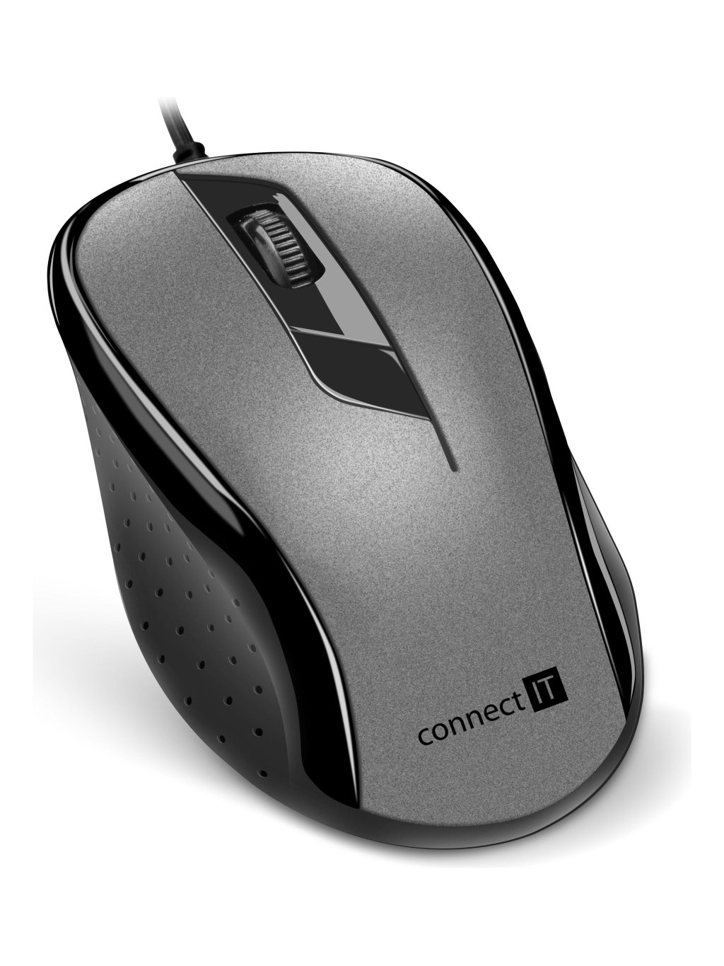 CONNECT IT Optická myš, USB, šedá