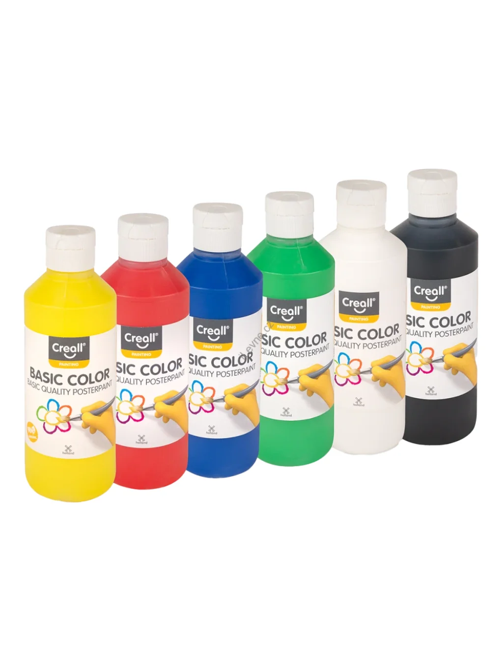 temperové barvy, 6 x 250 ml, mix barev
