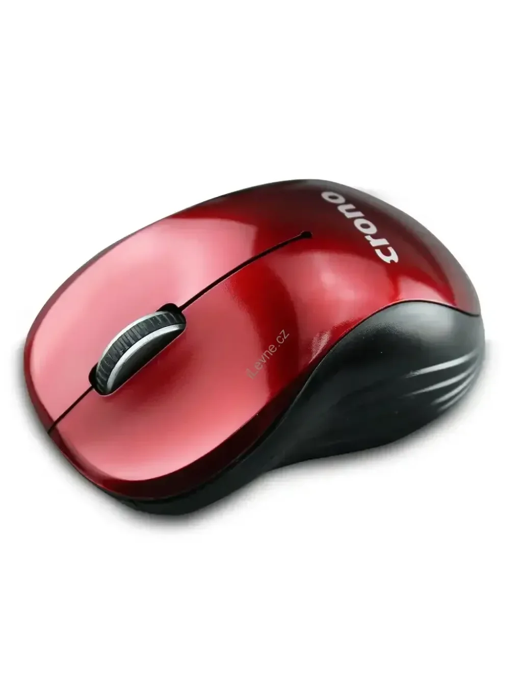 CRONO myš OP-641R/ bezdrátová 2.4GHz/ 1000 dpi/ optická/ USB/ červená