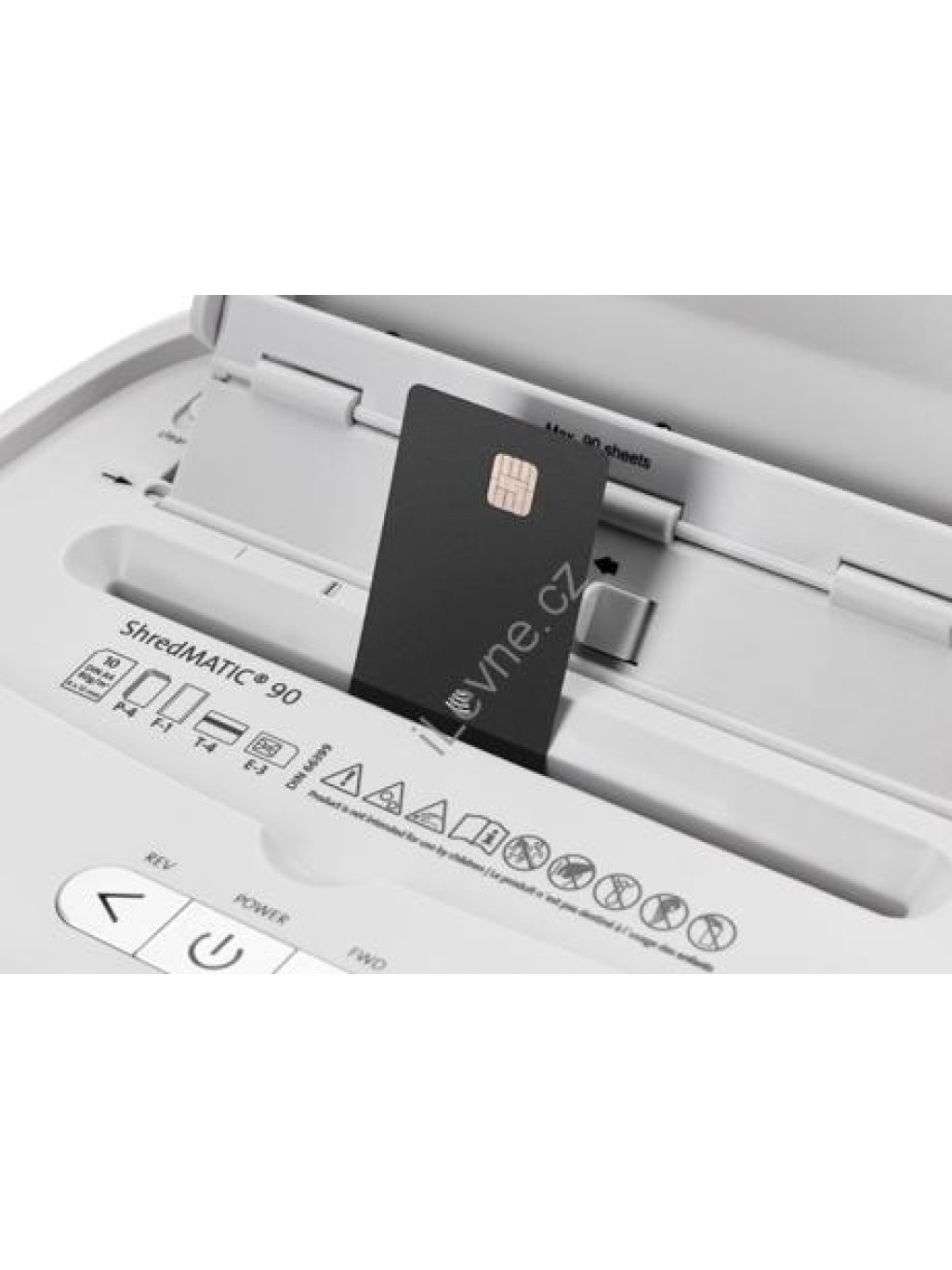 Dahle skartovač ShredMATIC® 90, 10/90 listů, 4 x 12 mm, 23 l