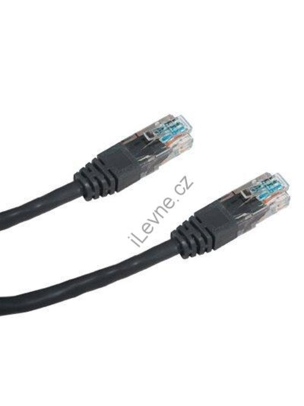 DATACOM Patch kabel UTP CAT5E 0,5m černý