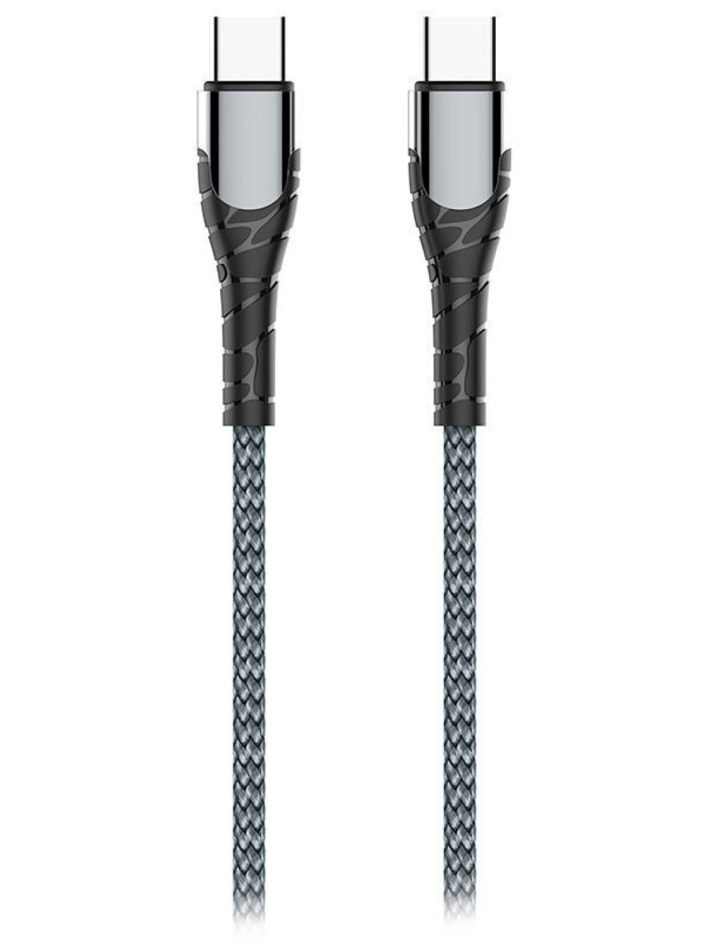 Datový Kabel USB-C/ USB-C/ 3A/ Fast Charging 65W/ 1m/ Šedivý