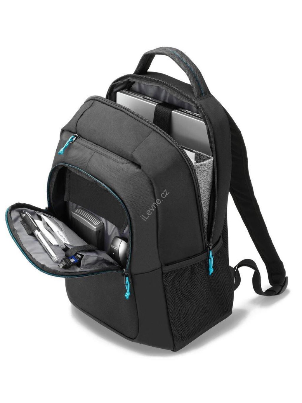 DICOTA Batoh pro notebook Spin Backpack/ 14-15,6"/ černý