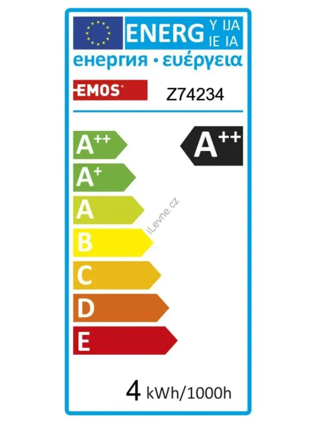 EMOS LED ŽÁROVKA FLM MINI GL 4W(40W) 465lm E14 WW FR. A++