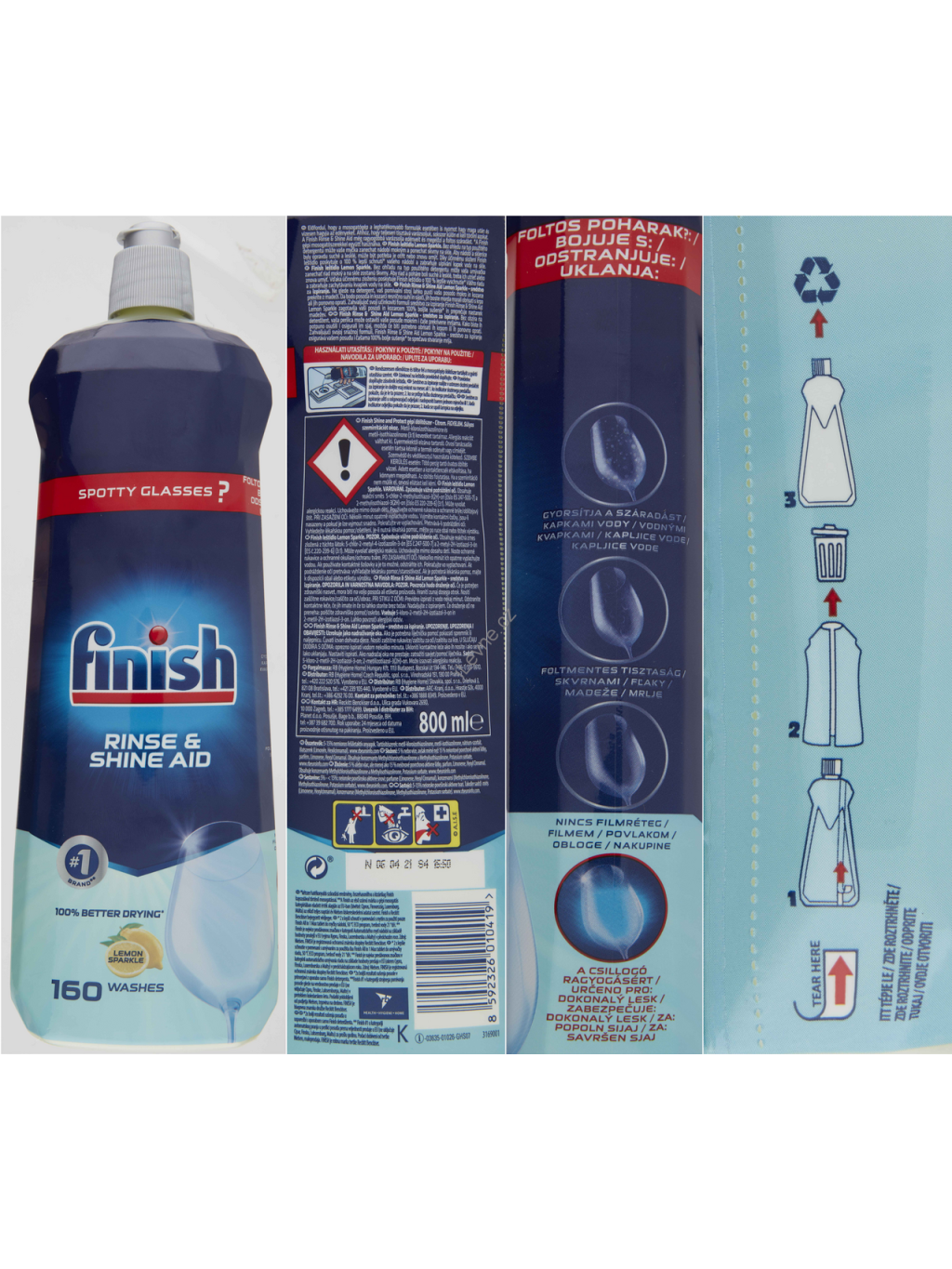 Finish Lemon leštidlo do myčky 1x800ml