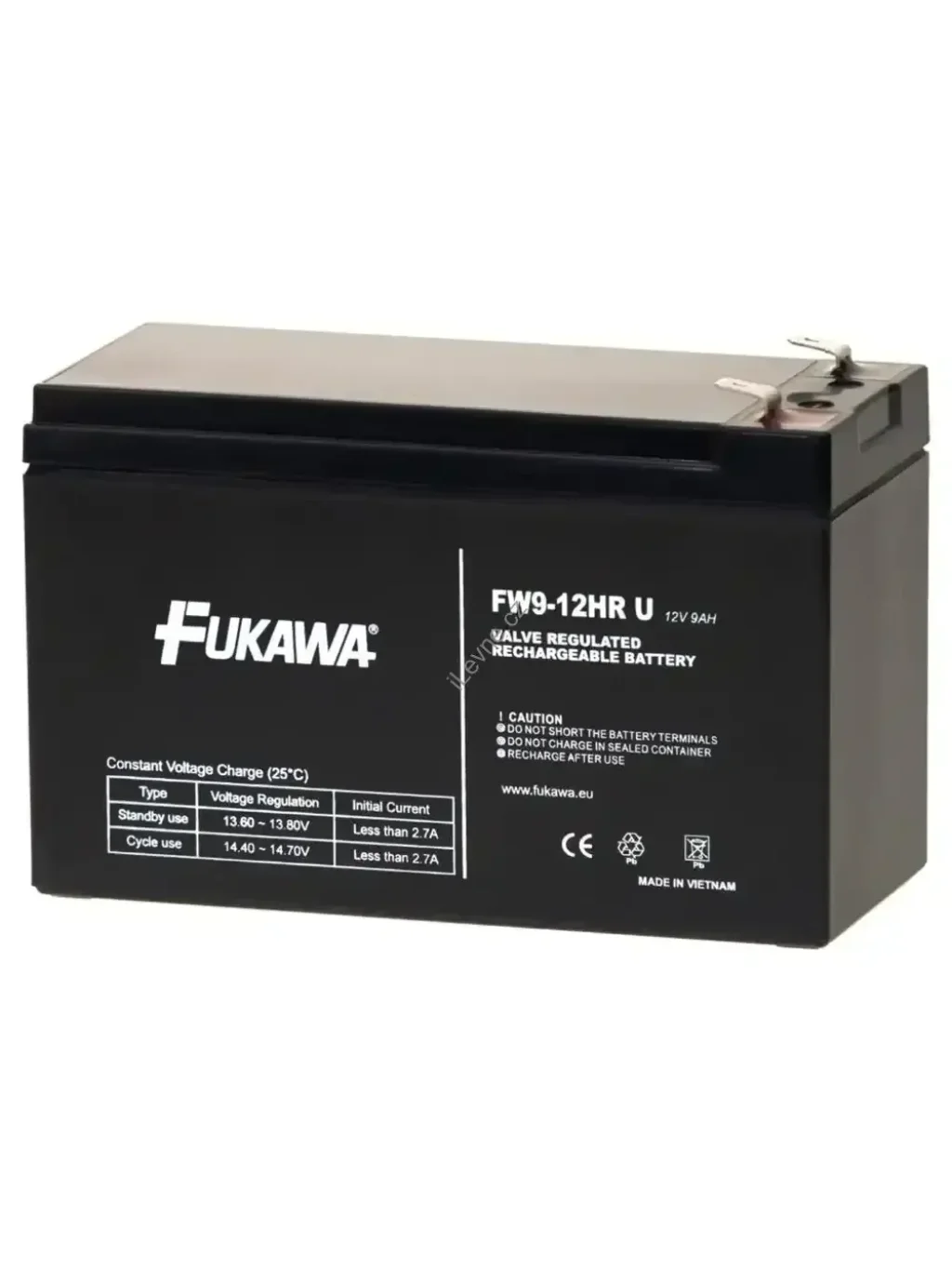FUKAWA olověná baterie FW 9-12 HRU do UPS APC/ AEG/ EATON/ Powerware/ 12V/ 9Ah/ životnost 5 let/ Faston F2-6,3mm