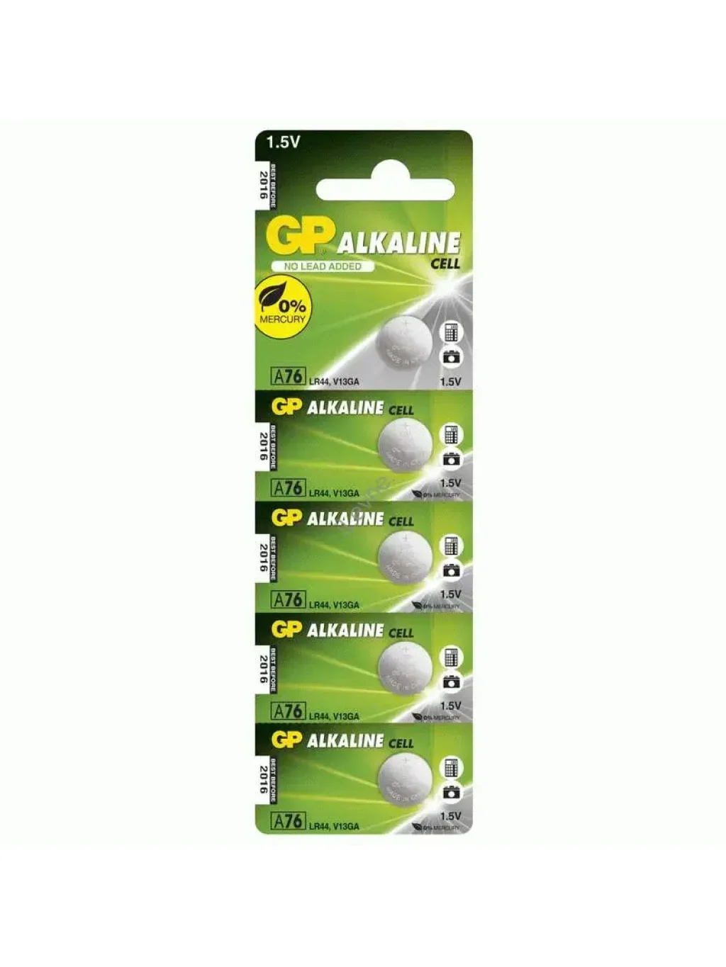 GP alkalická baterie 1,5V LR44