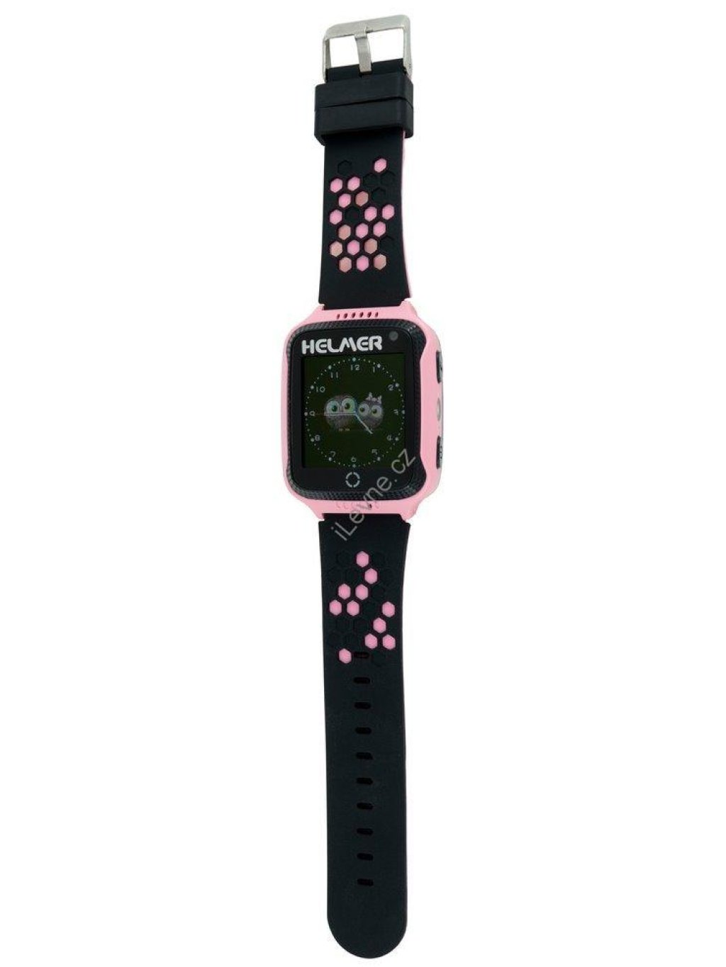 HELMER dětské hodinky LK 707 s GPS lokátorem/ dotykový display/ IP65/ micro SIM/ kompatibilní s Android a iOS/ růžové