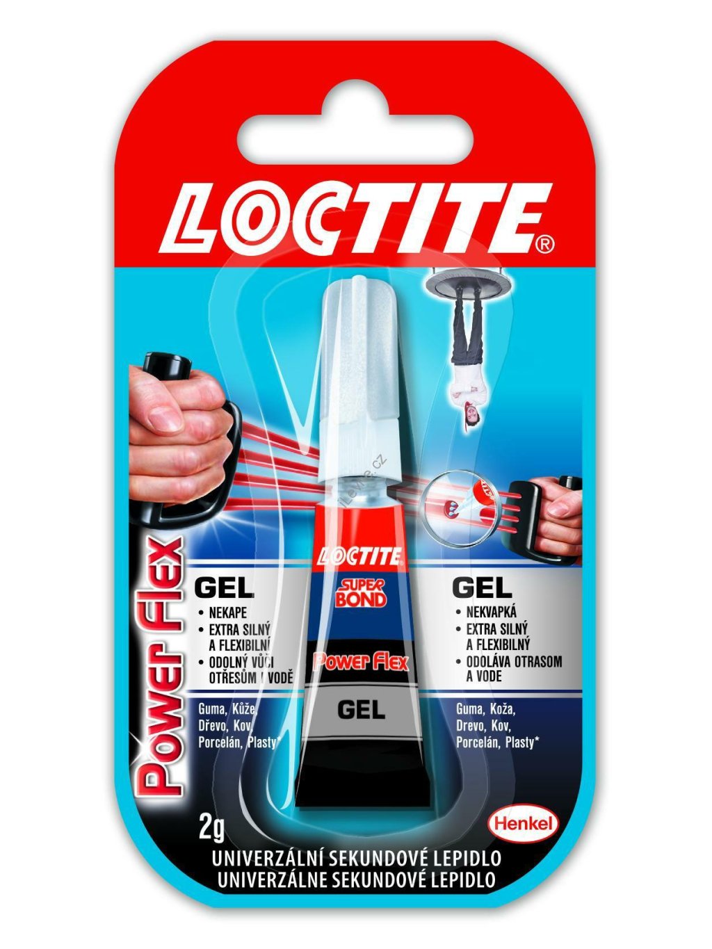 Loctite - sekundové lepidlo Super Bond gel, 2 g