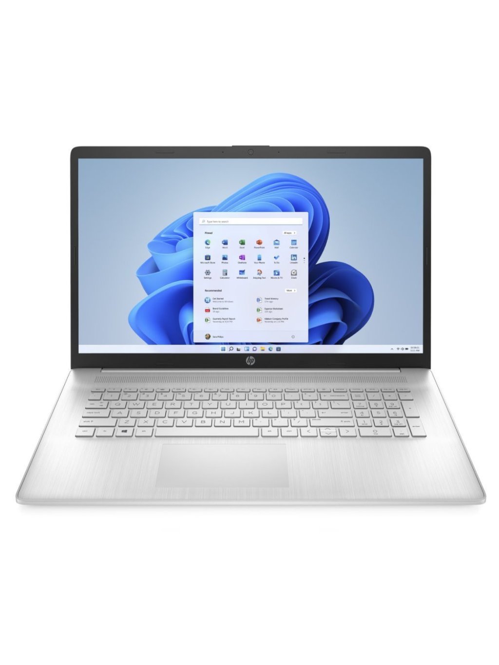 HP 17-cn2006nc/ i7-1255U/ 16GB DDR4/ 512GB SSD/ Intel Iris Xe 17,3"FHD,matný/ W11H/ stříbrný