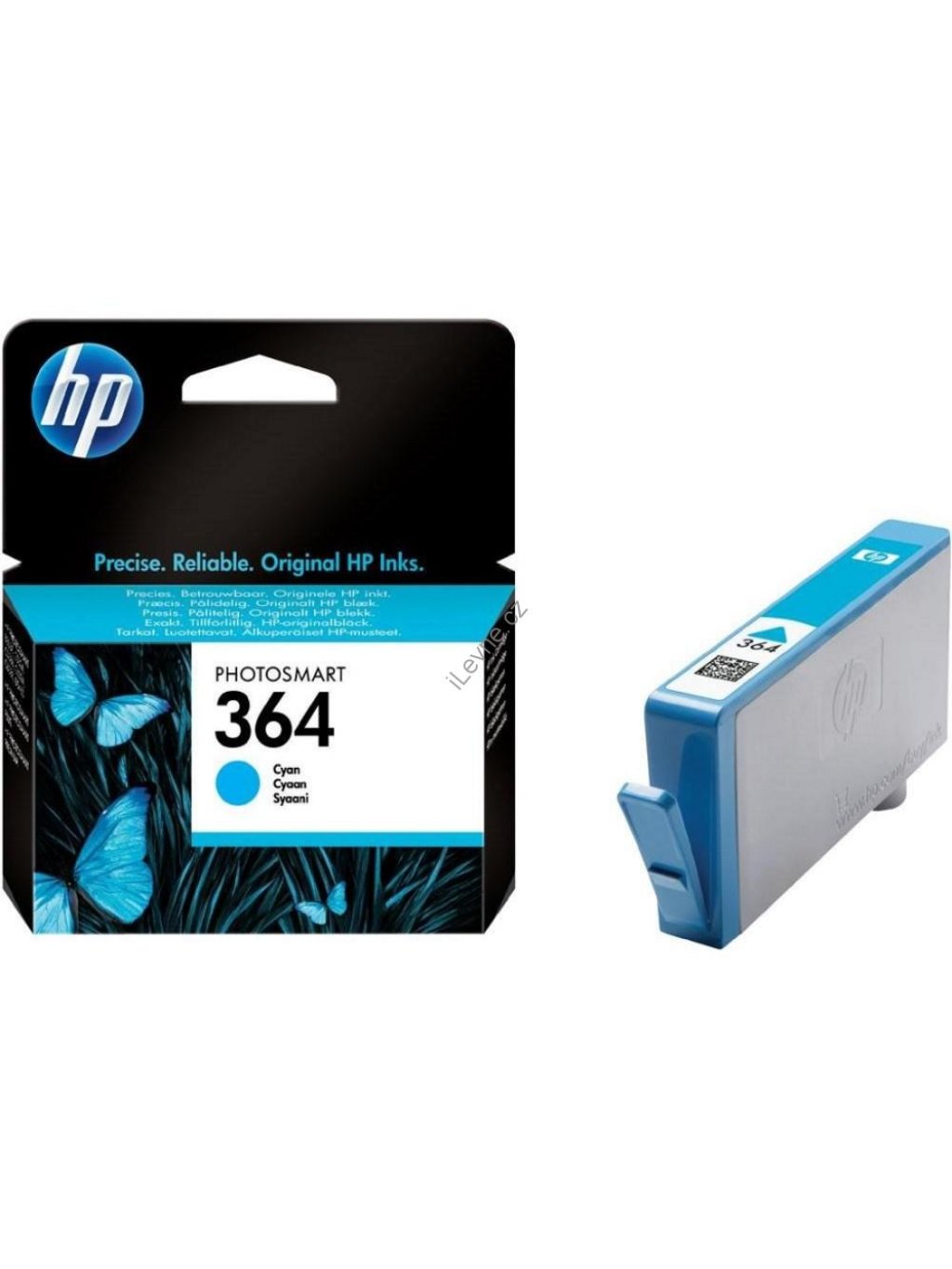 HP (364) inkoustová náplň Vivera azurová CB318EE originál
