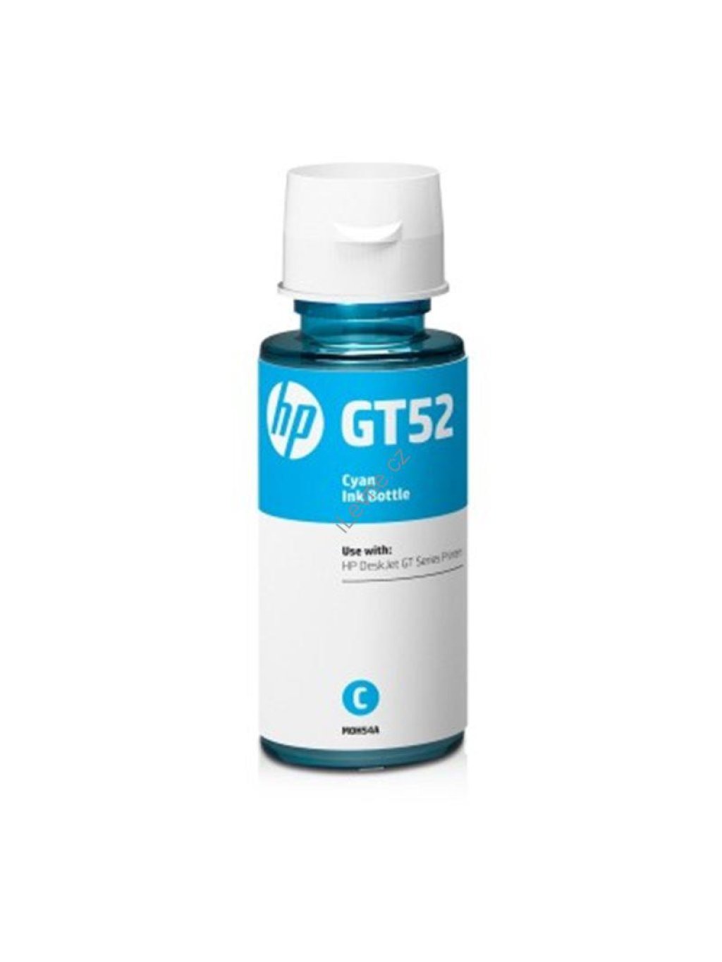 HP GT52 - azurová lahvička s inkoustem