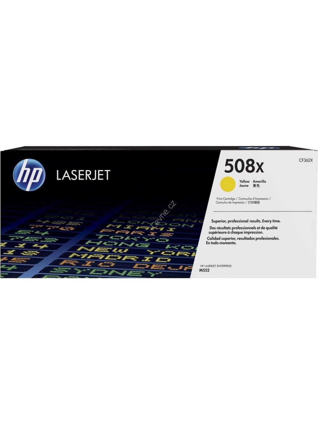 HP tisková kazeta 508x žlutá originál, CF362X