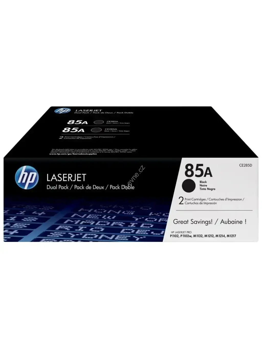HP tisková kazeta černá pro P1102 CE285AD doublepack originál