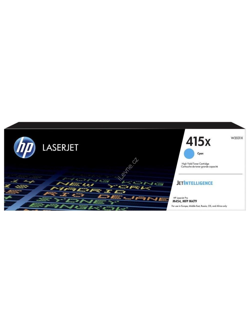 HP toner W2031X (azurový, 6000str.) pro Color LaserJet Pro M454dn,M454dw,MFP M479fdn,MFP M479fdw