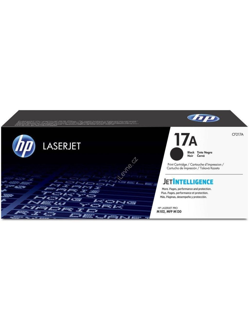 HP tonerová kazeta 17A černá originál, CF217A