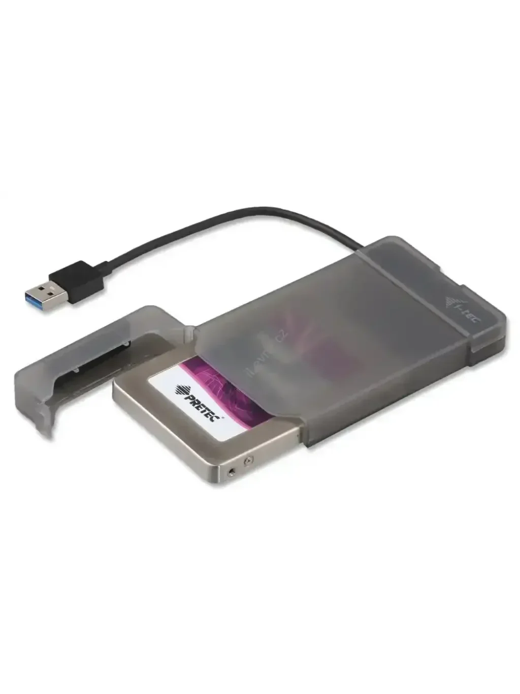 i-tec externí box pro HDD ADVANCE MySafe Easy/ 2,5" SATA/ SSD/ USB 3.0/ černý
