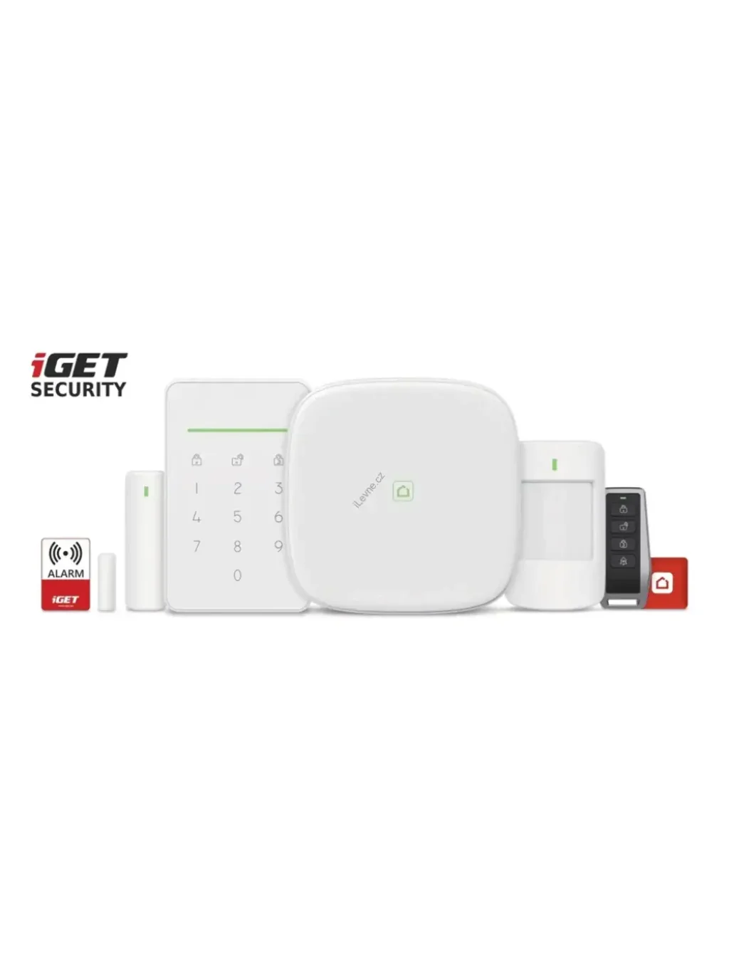 iGET SECURITY M5-4G Premium - Inteligentní 4G/WiFi/LAN alarm, ovládání kamer a zásuvek, Android, iOS